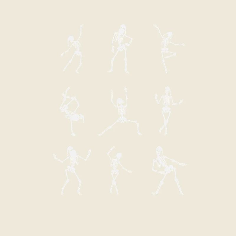 Dynamische Tanzsilhouetten