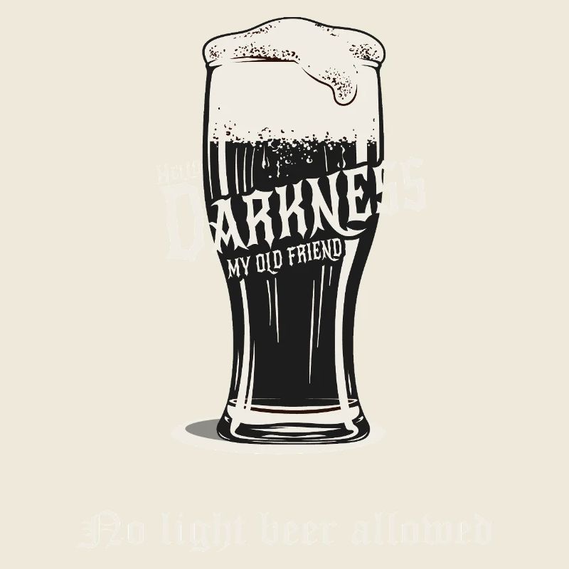 Aucune bière légère n’est permise – Dark Beer Design