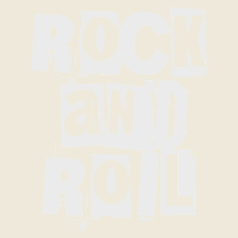 Rock'n'Roll Distressed und Bold Logo-Design
