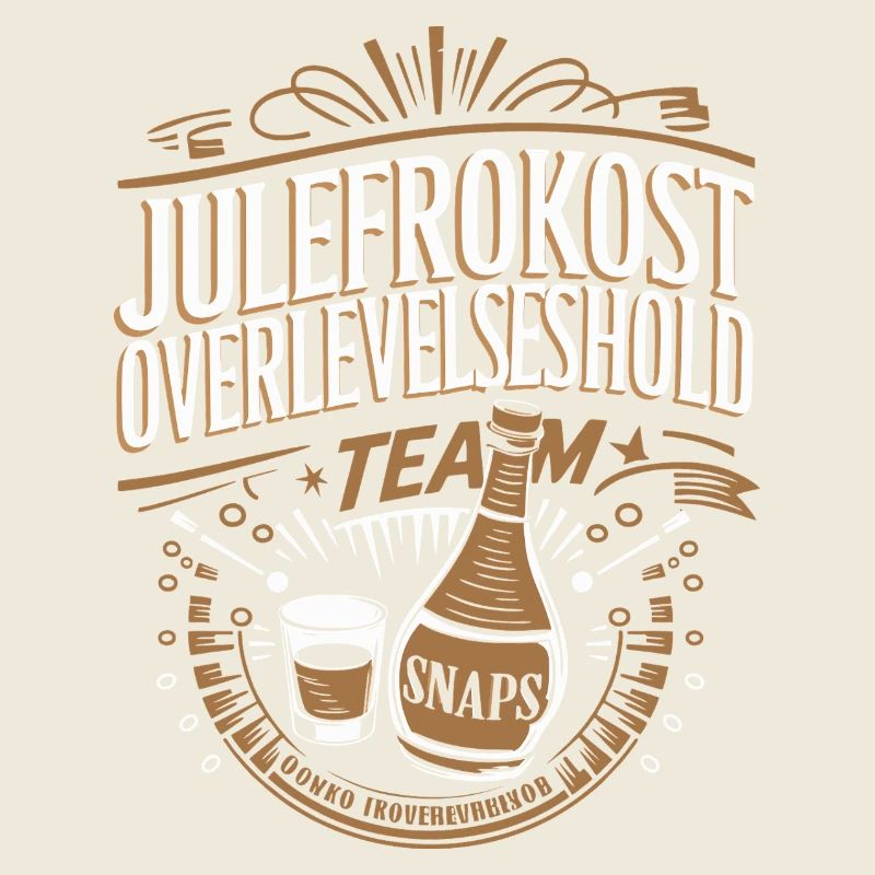 Julefrokost Snaps Design de célébration des fêtes de l’équipe