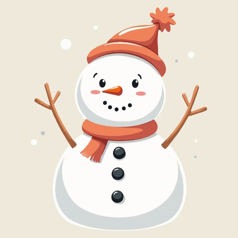 Snowman Cozy Winter Whimsy