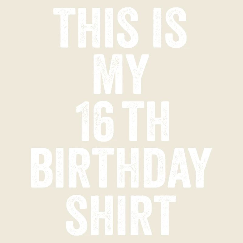 16. Geburtstag 16. Geburtstagsgeschenk - 16. Geburtstagsgeschenk