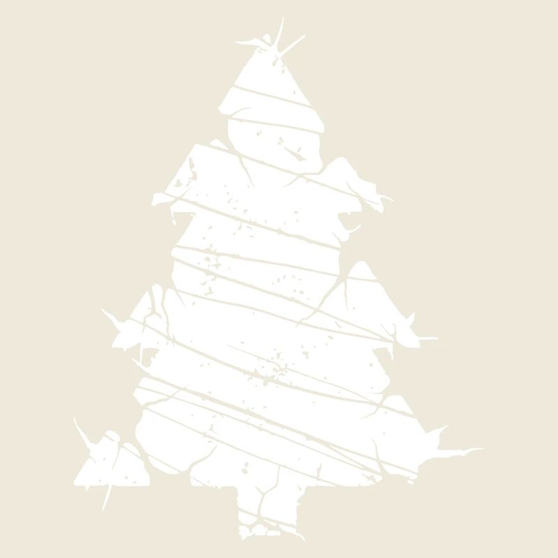 Christmas Tree Mosaic Sliver Art Vector