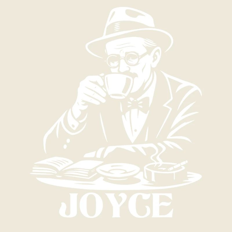 James Joyce Café Lecteur Rétro