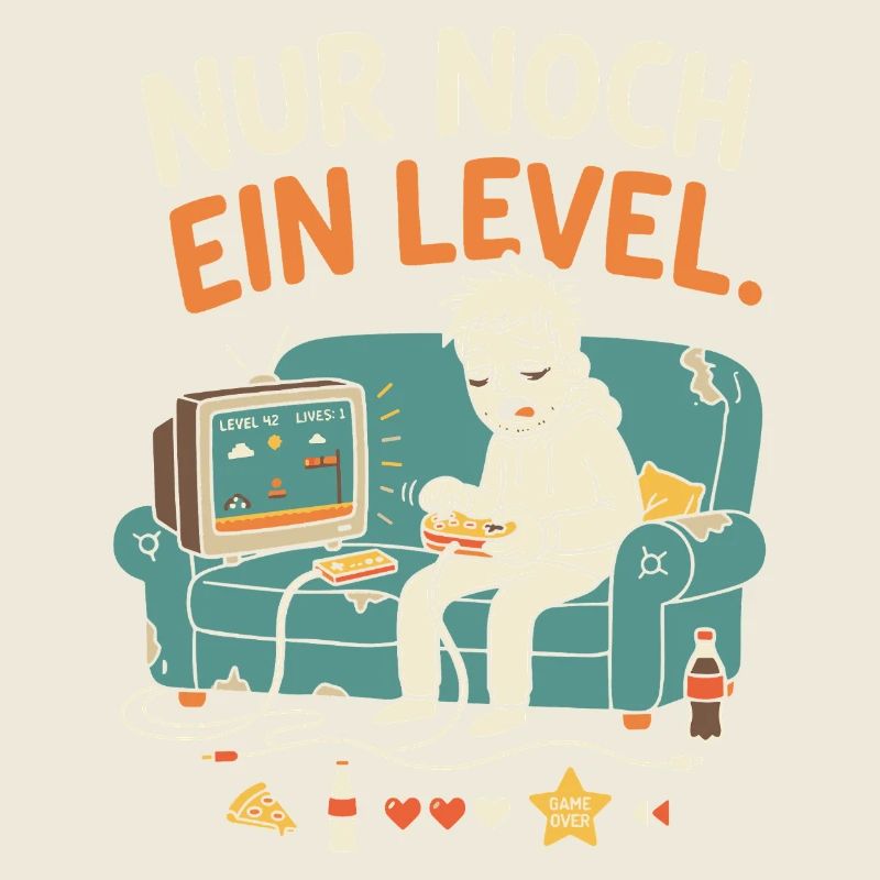 Retro Gamer Sofa Nur noch ein Level