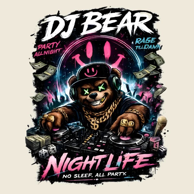 DJ Bear Nachtleben Orso Neon