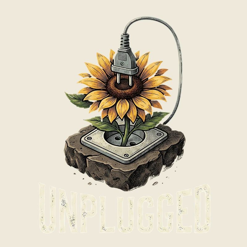 Fleur déconnectée