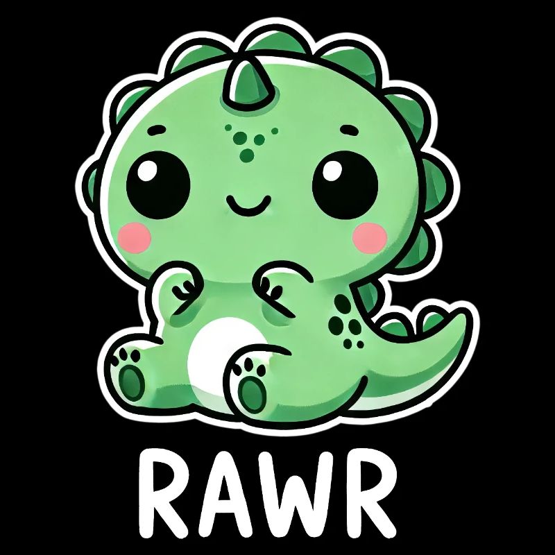 Cute Dinosaur T-Rex Cartoon Roar Comic