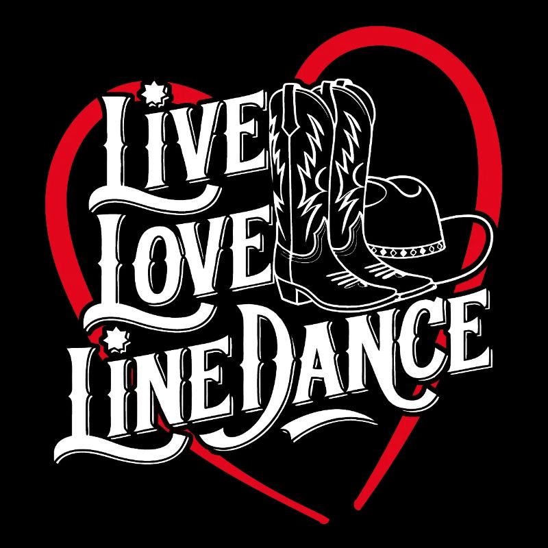 Life Love Line Dance Dancing Dance Sport