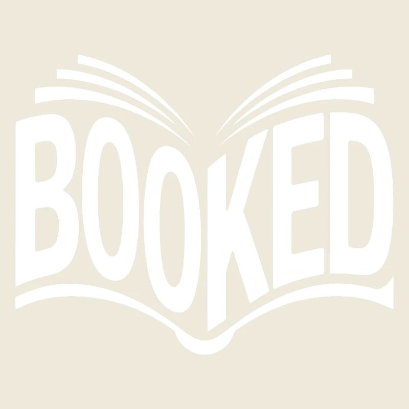 Booked - Cool Book Lover Design
