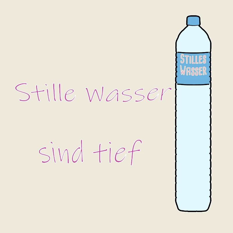 Les eaux calmes sont profondes, jeu de mots drôle