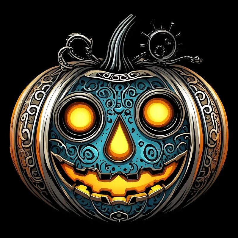 Steampunk pumpkin