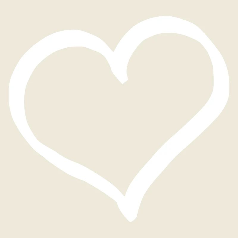 Coeur Blanc Cadeau Blanc Saint Valentin