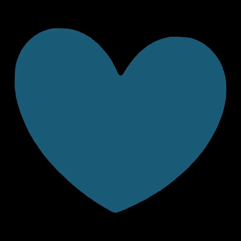 blaues Herz Geschenk