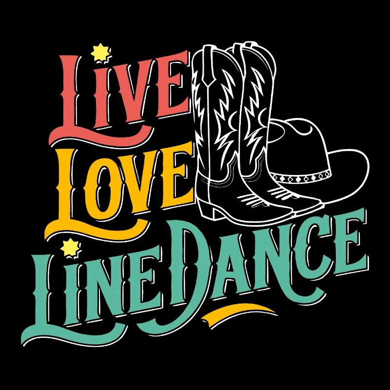 Life Love Line Dance Dancing Dance Sport