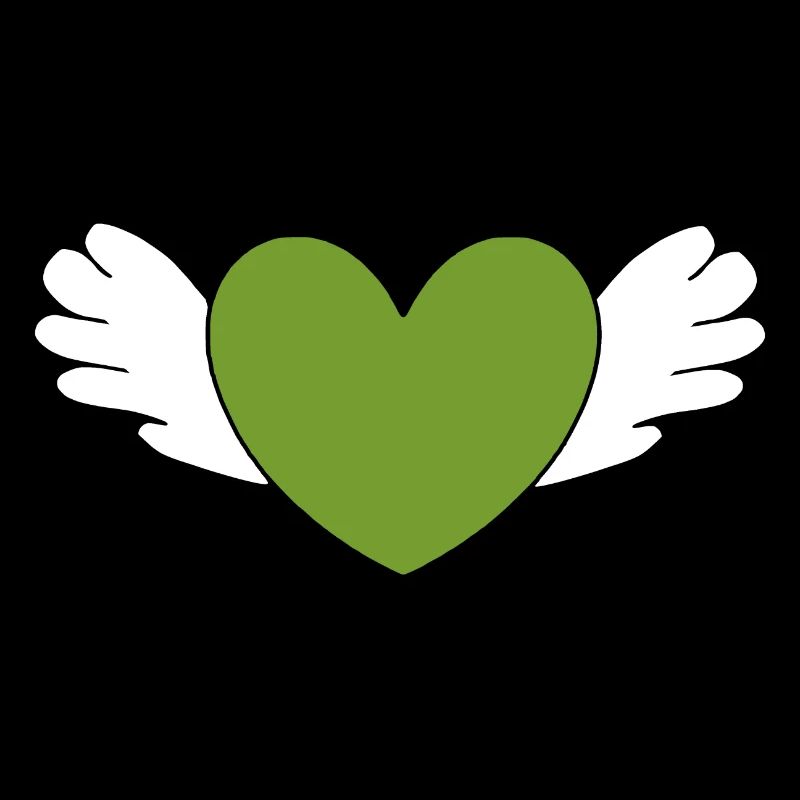 green heart green hearts couples gift