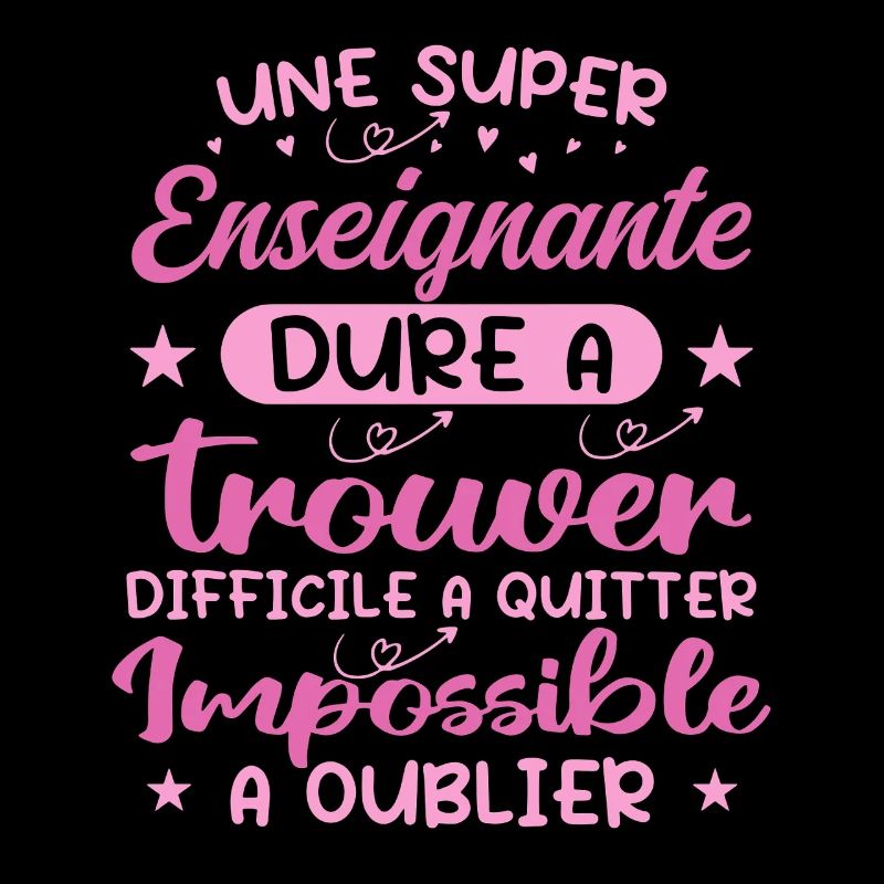 Une Super Enseignante - Cadeau enseignante