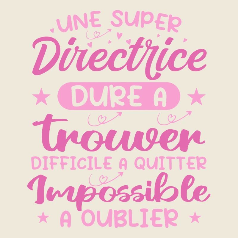 Une Super Directrice - Cadeau directrice