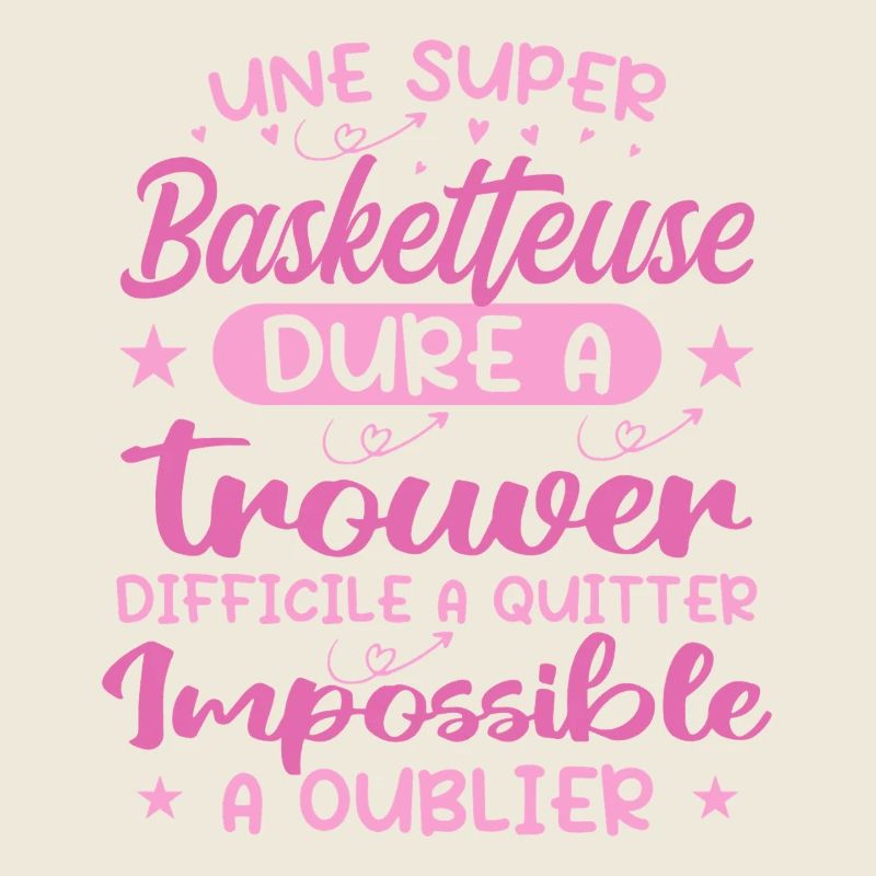 Une Super Basketteuse - Cadeau basketteuse