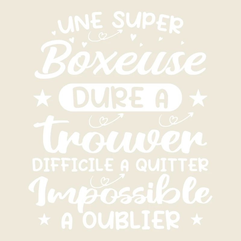 Une Super Boxeuse - Cadeau boxeuse