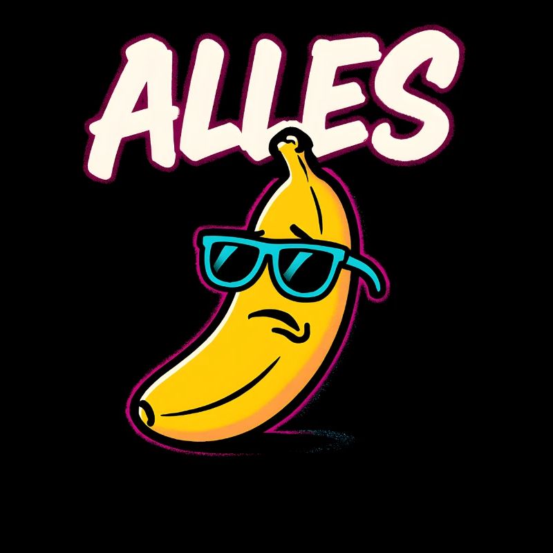 Lustiger Spruch Witzig Alles Banane Geschenkidee