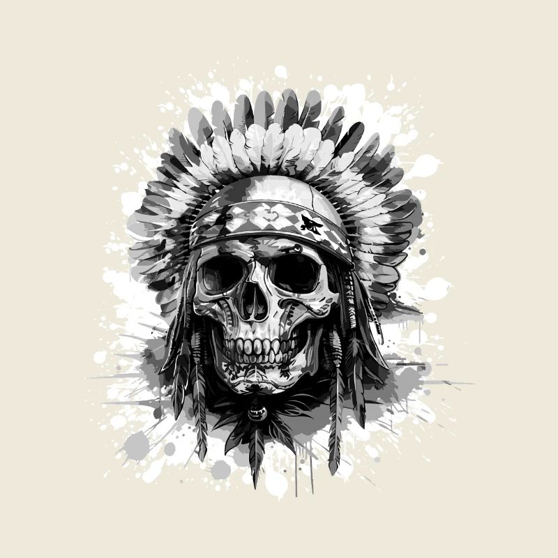 Indian Chief Skull