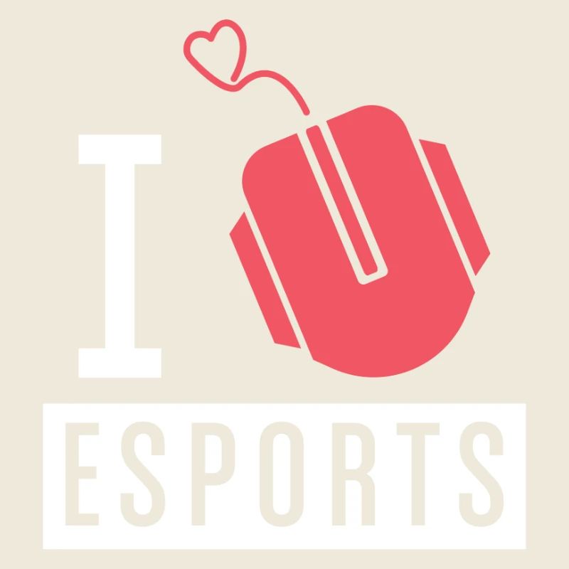 Cute Tech Love Computer Mouse Heart Graphic