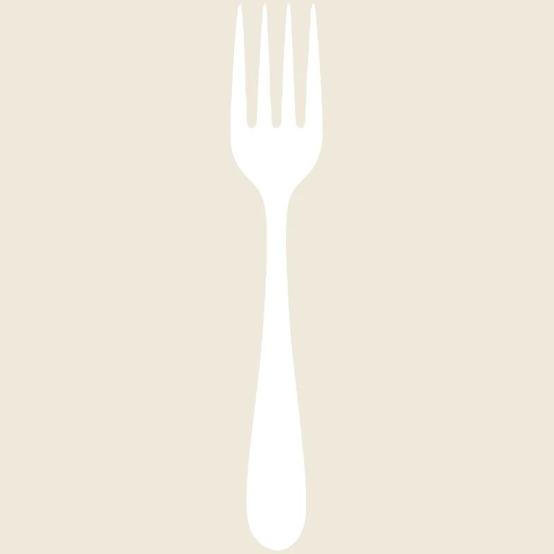 Conception de silhouettes de fourche cool