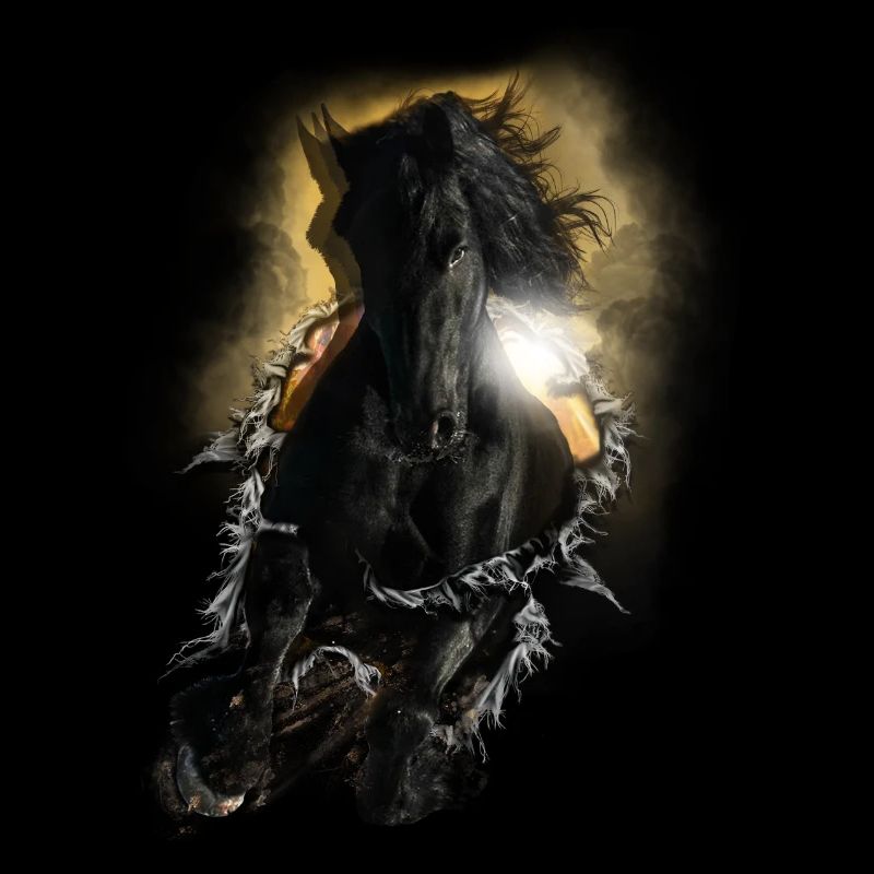 3D Pferd