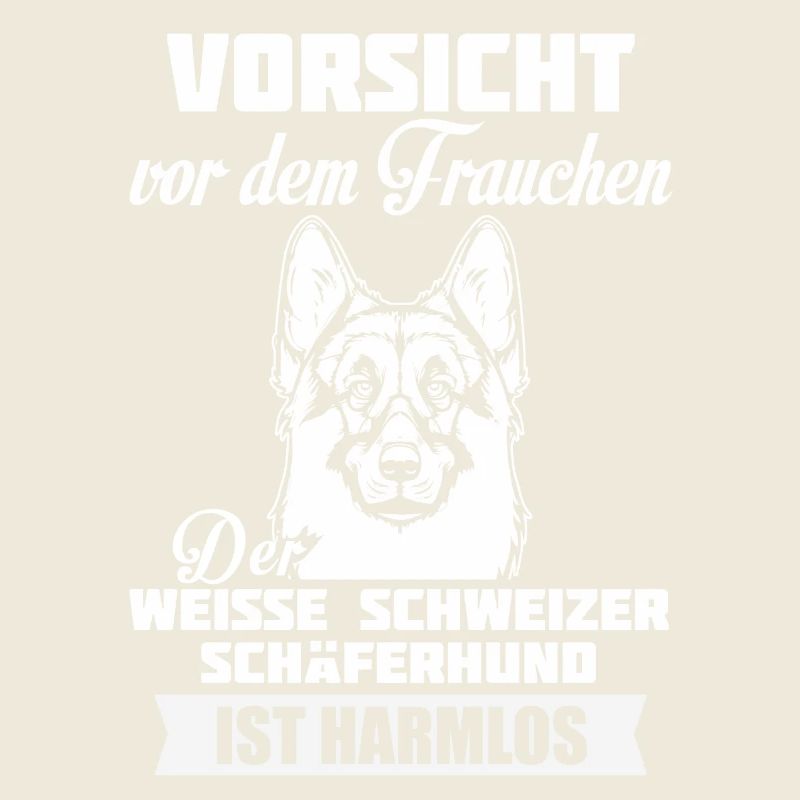 Weisser Schweizer Schäferhund - Vorsicht