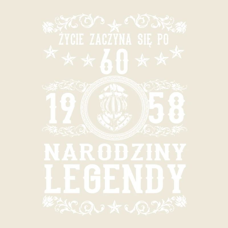 1958 60 60. Latin Legendy urodziny prezent PL