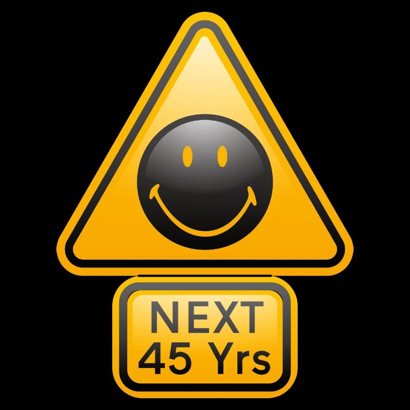 Smiley Shield 'Next 45 years'