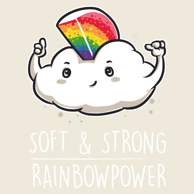 Rainbow cloud creative gift funny power