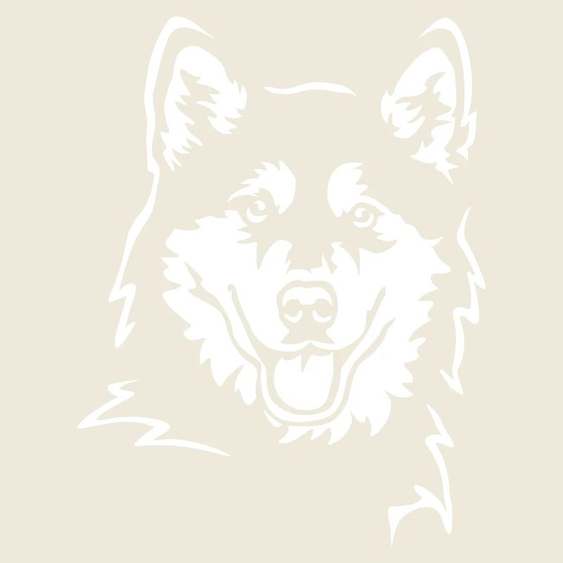 Alaskan Malamute Head "Black Edition"