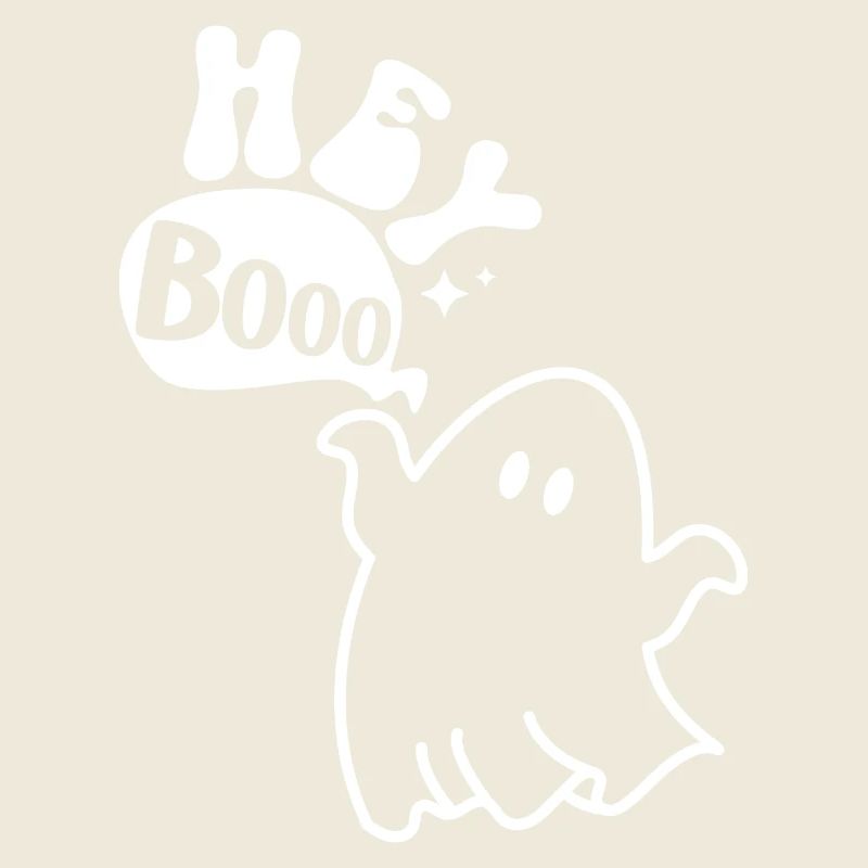 Halloween ghost knows Hey Booo