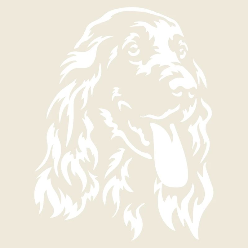 Cocker Spaniel Head « Black Edition »