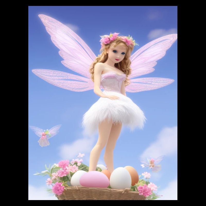 Pixie de style rétro à l’œuf - Pâques