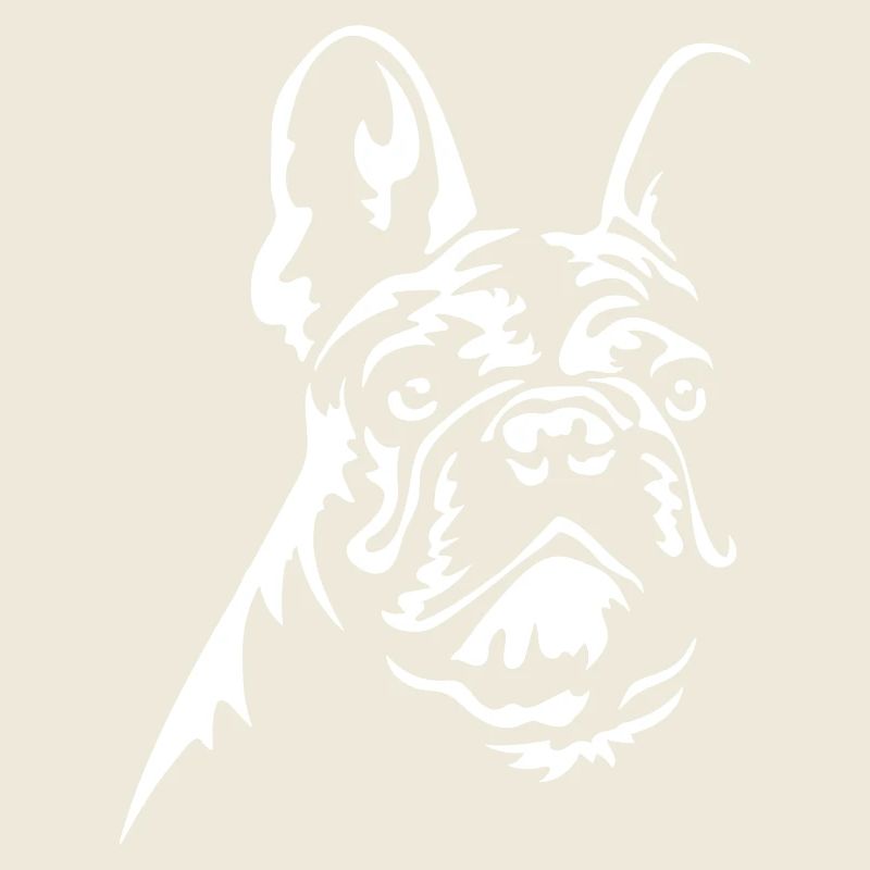 Tête de bouledogue français « Black Edition »