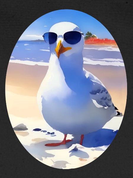 Coole Möwe