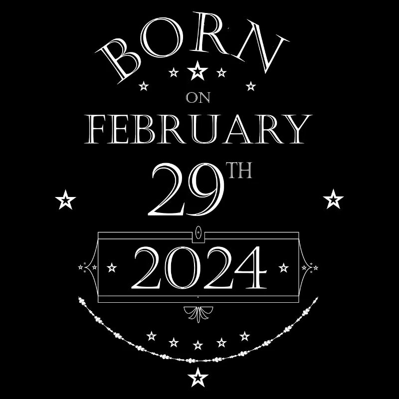Born on February 29th 2024 white