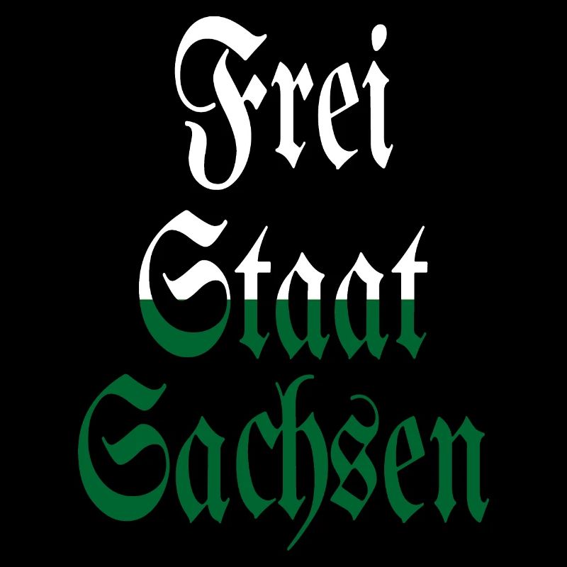 Land libre de Saxe blanc vert maison