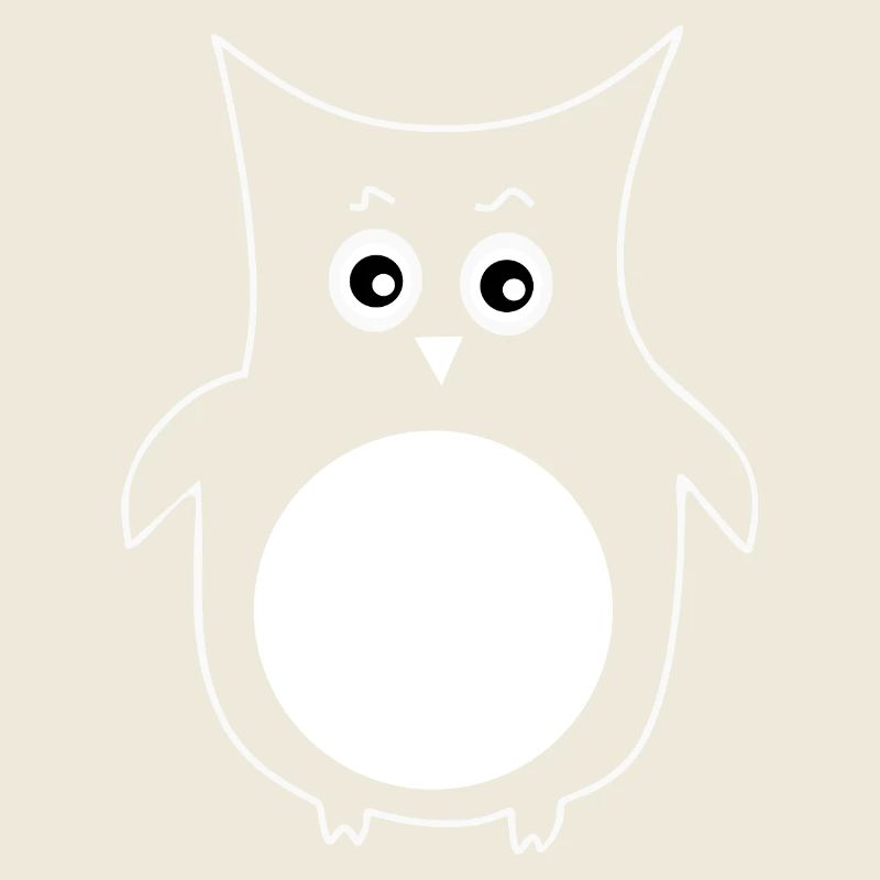 weiße Eule Vogel weiß