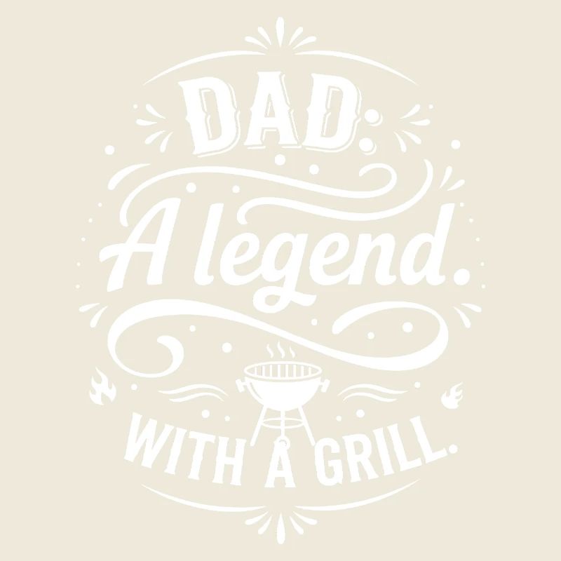 Father legend at the grill
