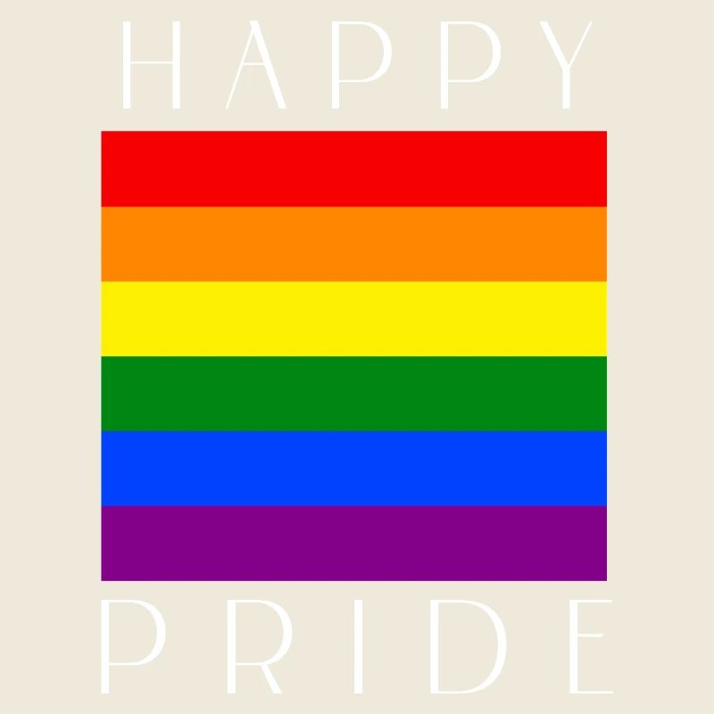 HAPPY PRIDE Rainbow lgbtqia+