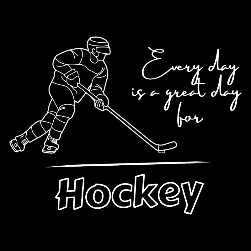Every day is a great day for ice hockey