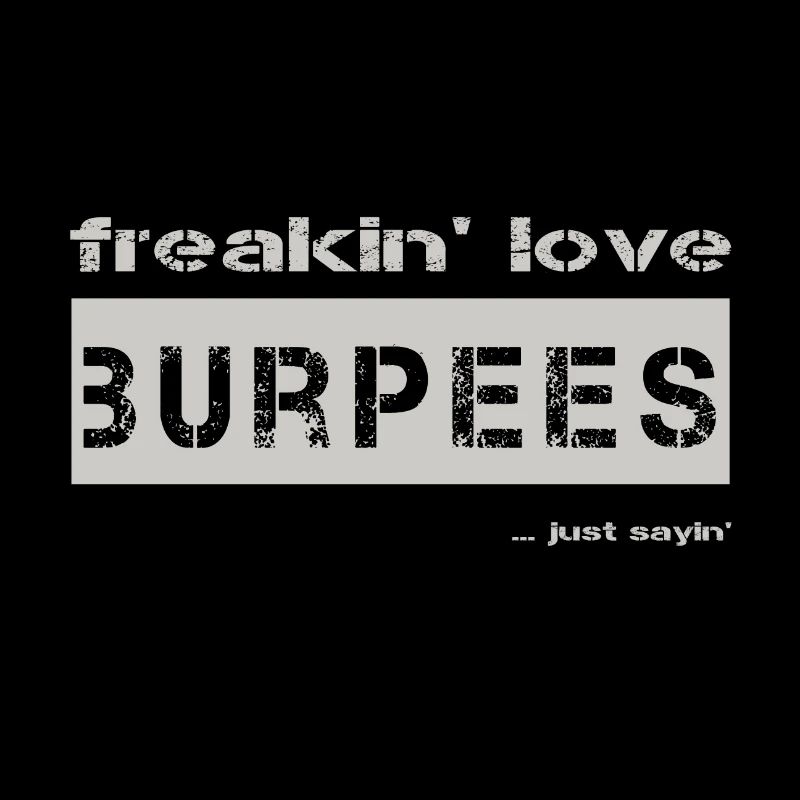 love burpees - bright T-shirt