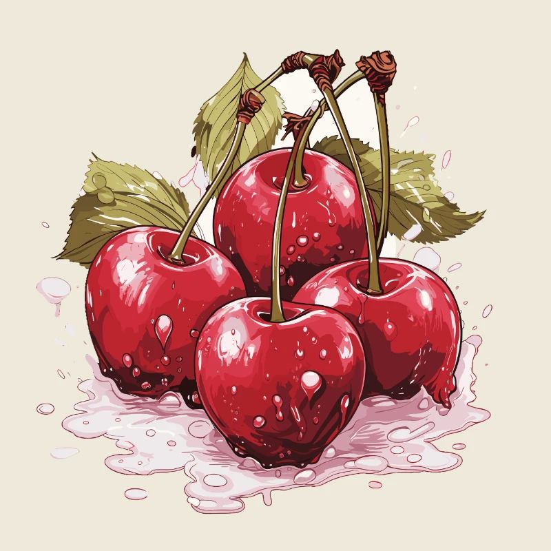 Kirsche - Illustration