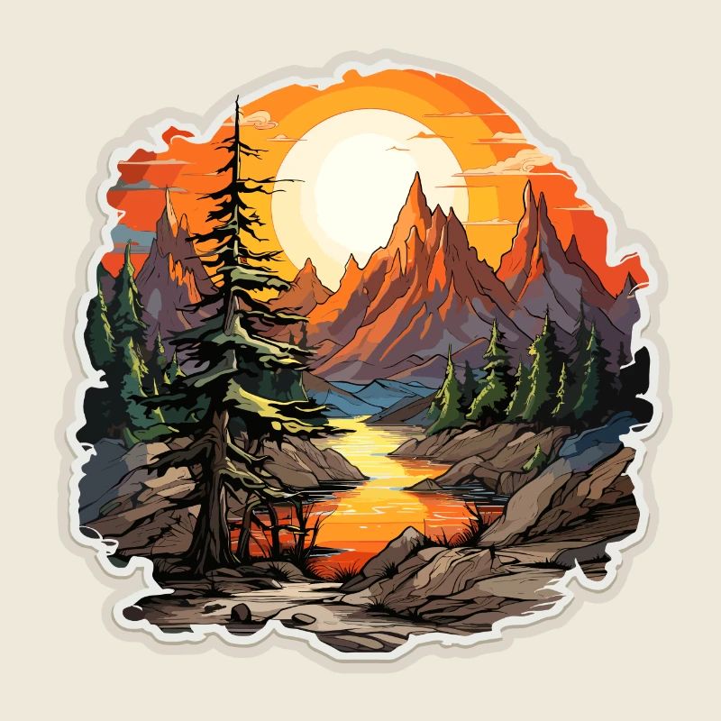 Paysage - Illustration