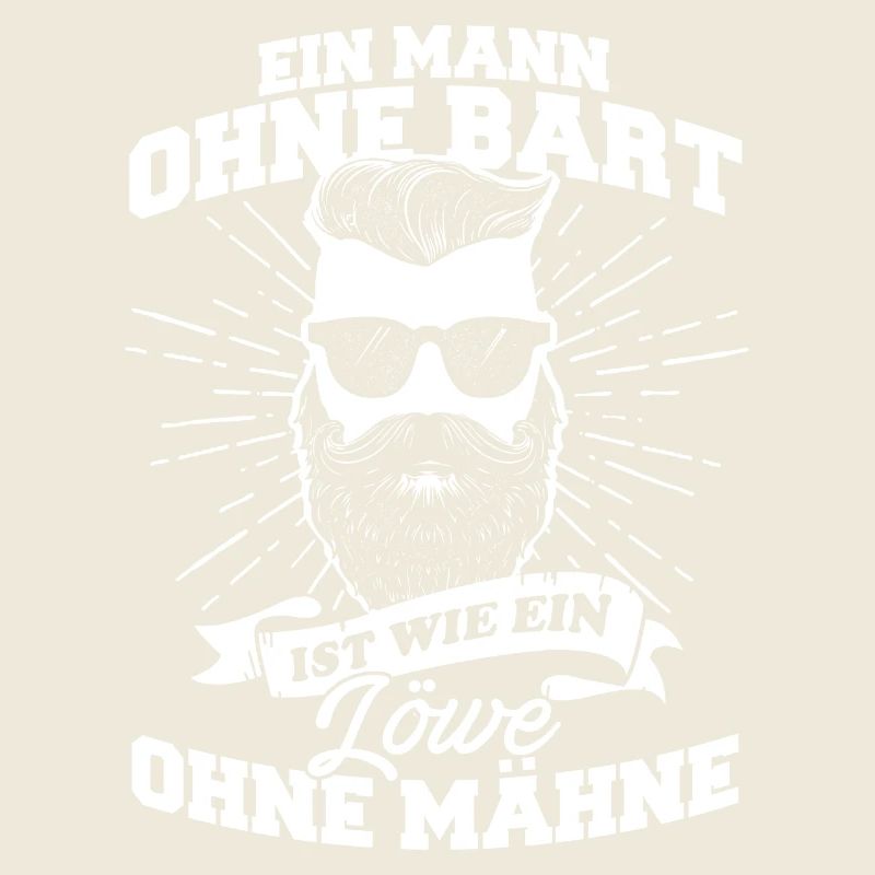 Mann Bart Löwe Vollbart