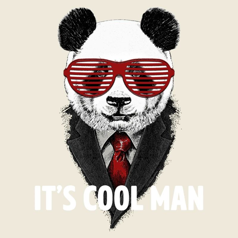 Panda - It's cool man - Geschenkidee